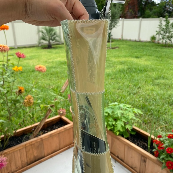 Chanel Clear Vinyl Ptachwork Naked Flap Translucent Bag - Picture 8 of 11